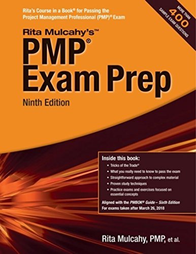 Book cover of Pmp Exam Prep: Accelerated Learning To Pass The Project Management Professional (Pmp) Exam by Rita Mulcahy (著)