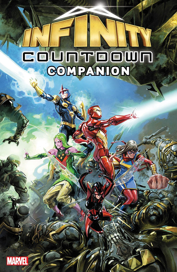 Book cover of Infinity Countdown: Companion by Gerry Duggan, Jim Zub, Jim McCann