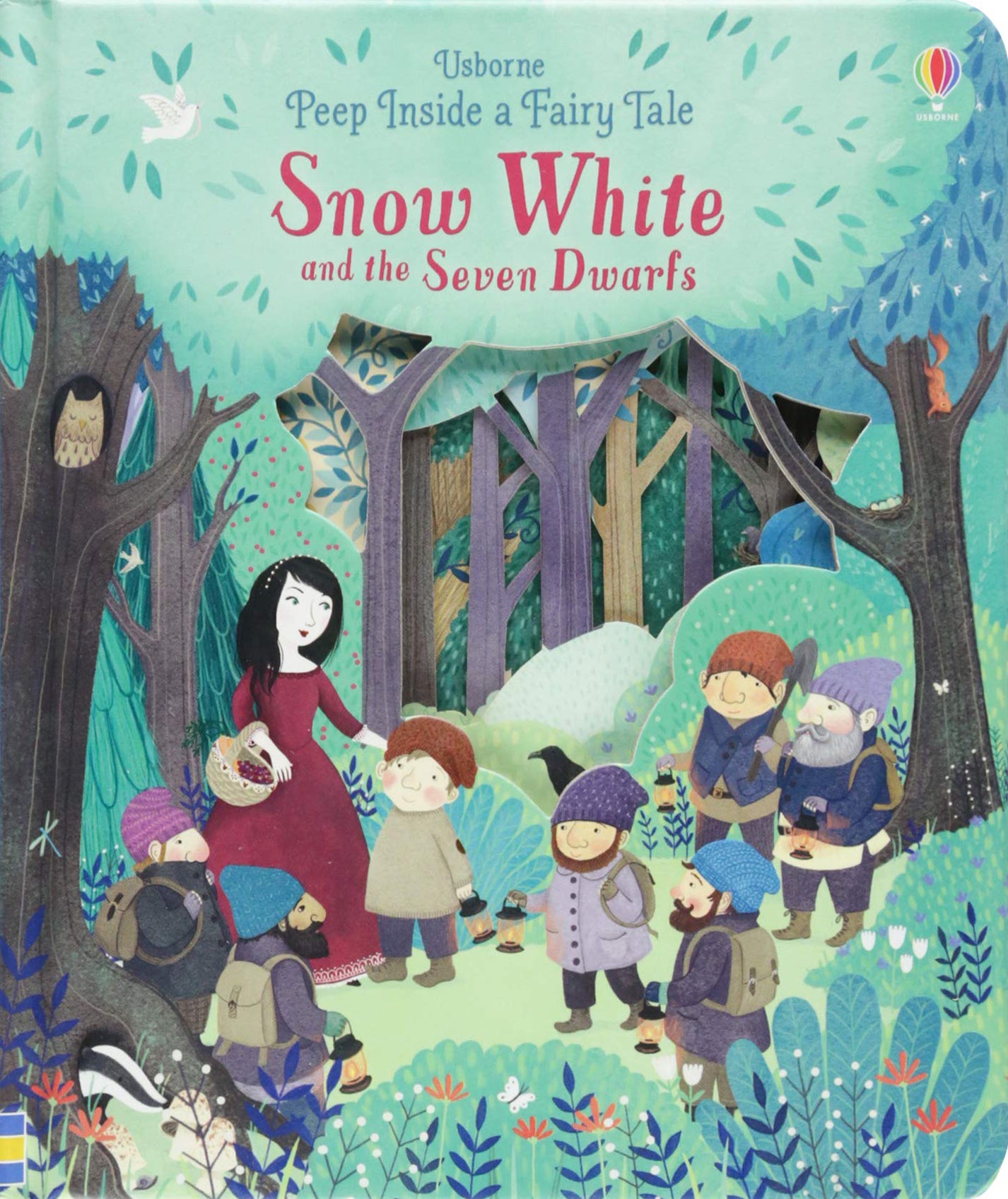 Book cover of Snow White And The Seven Dwarves by Anna Milbourne