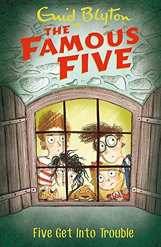 Book cover of Five Get Into Trouble by Enid Blyton