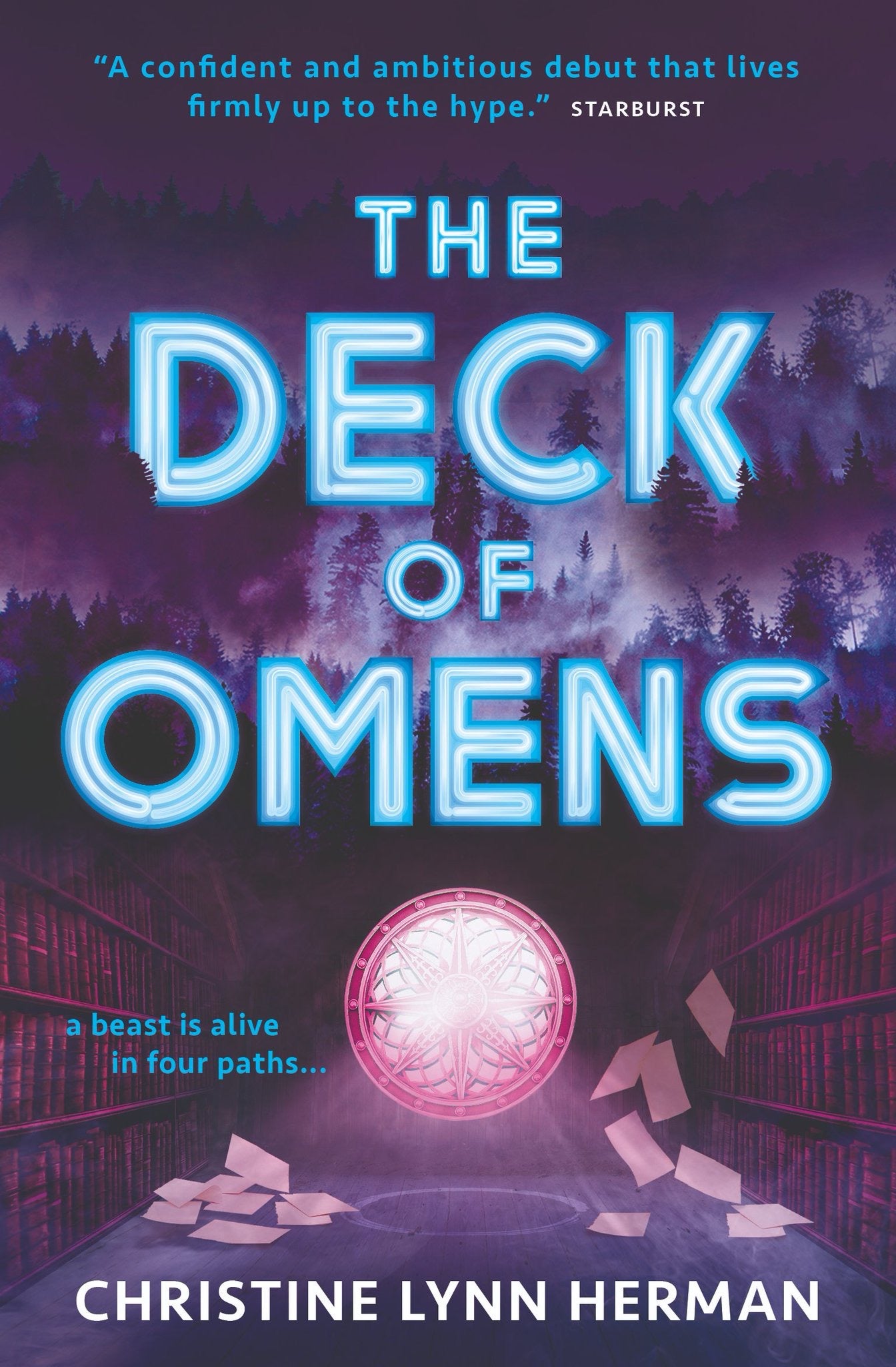 Book cover of The Deck of Omens by C.L. Herman
