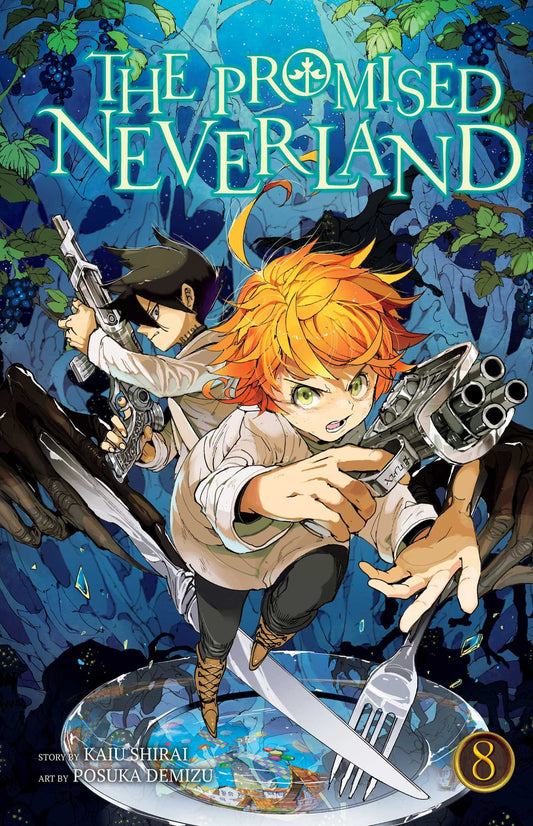 Book cover of The Promised Neverland, Vol. 8 by Kaiu Shirai, Posuka Demizu (Illus.)