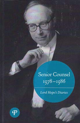 Book cover of Lord Hope's Diaries - Senior Counsel by Lord Hope of Craighead
