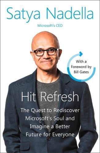 Book cover of Hit Refresh by Satya Nadella
