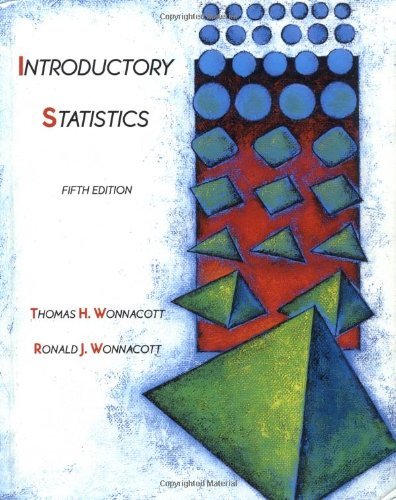 Book cover of Introductory Statistics by Thomas H. Wonnacott, Ronald J. Wonnacott