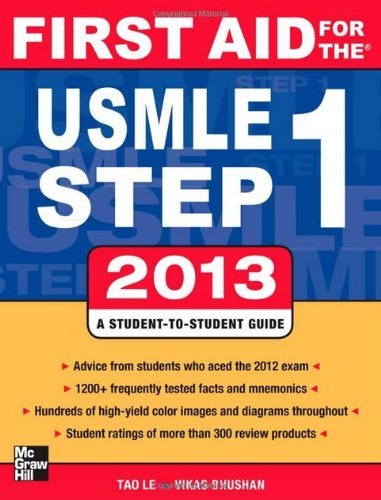 Book cover of First Aid For The Usmle Step 1 2013 by Tao Le