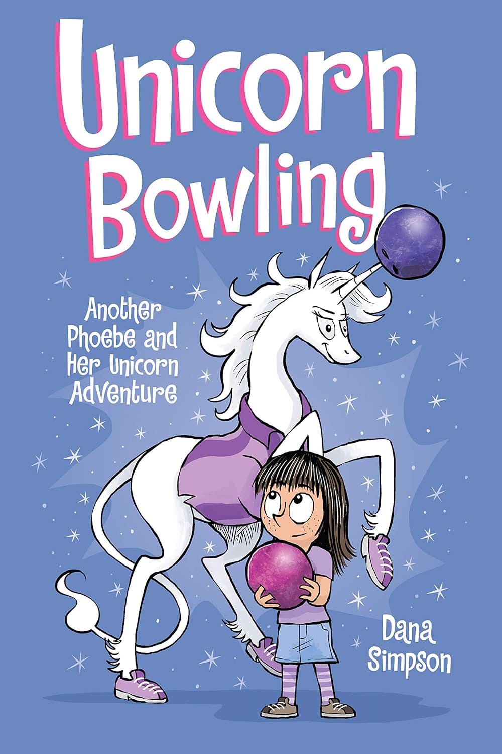 Book cover of Unicorn Bowling by Dana Simpson