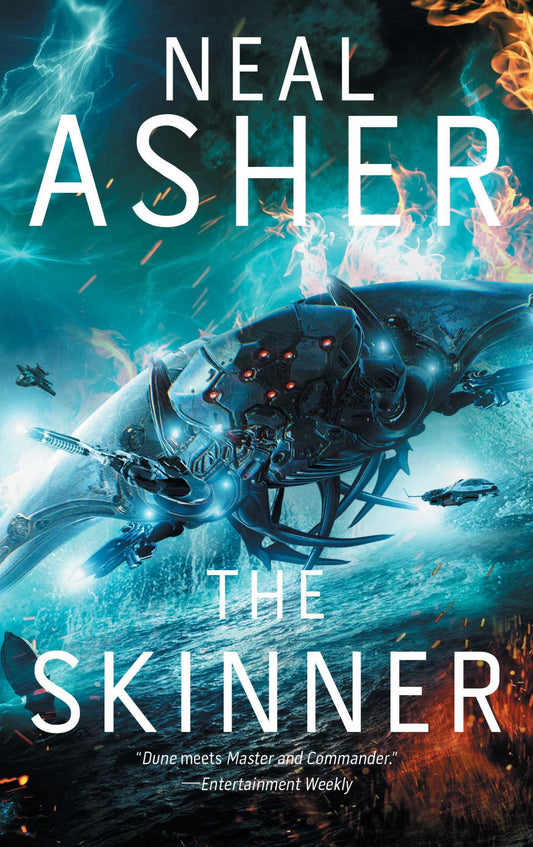 Book cover of The Skinner by Neal Asher