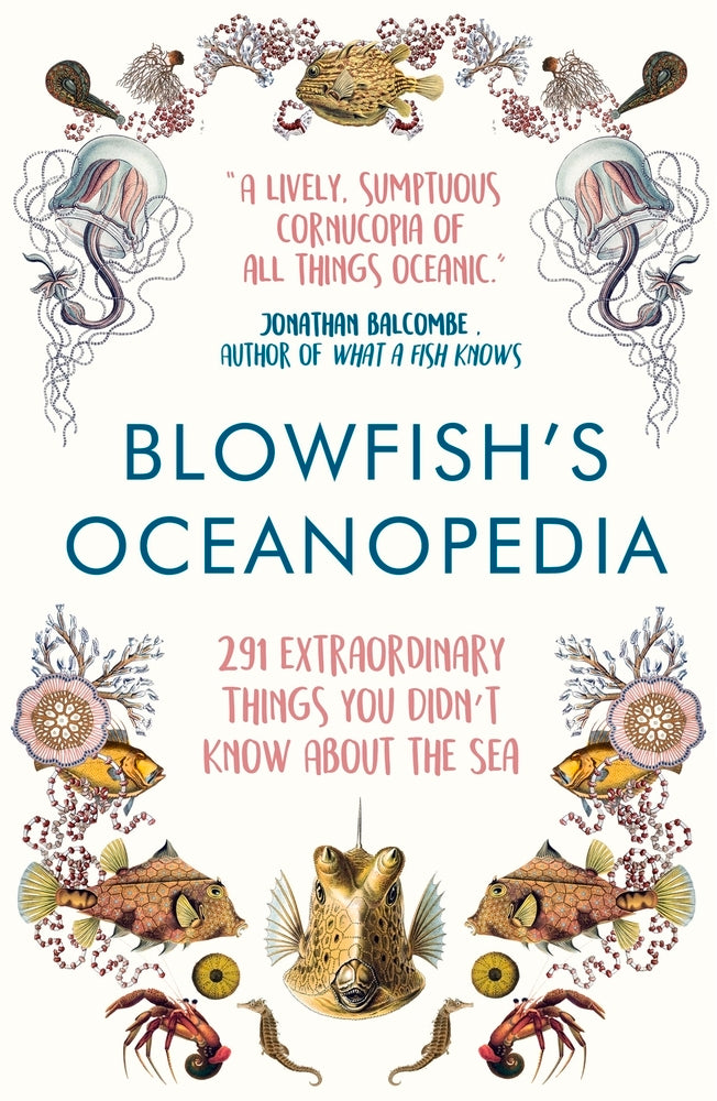 Book cover of Blowfish's Oceanopedia: 291 Extraordinary Things You Didn't Know About The Sea by Tom Hird