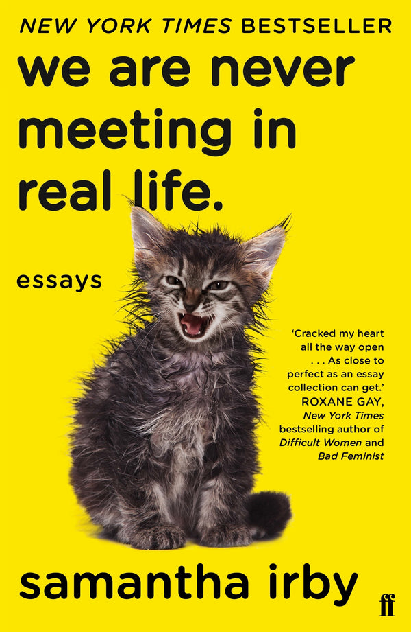 Book cover of We Are Never Meeting in Real Life by Samantha Irby