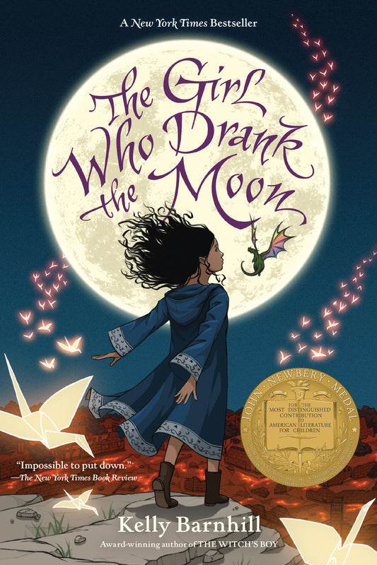 Book cover of The Girl Who Drank the Moon by Kelly Barnhill