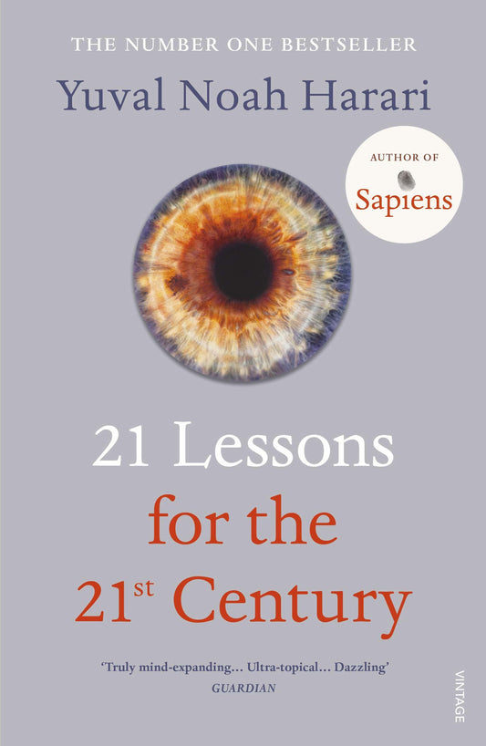 Book cover of 21 Lessons For The 21st Century by Yuval Noah Harari
