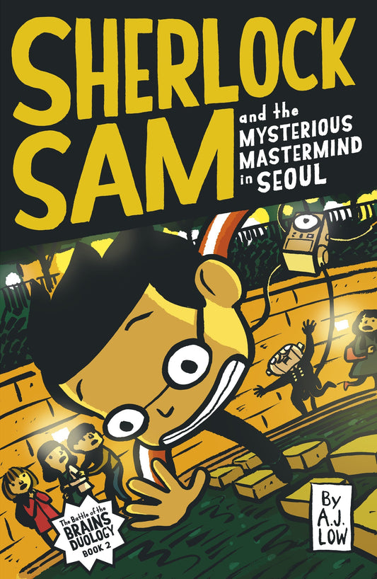 Book cover of Sherlock Sam And The Mysterious Mastermind In Seoul by A.J. Low, Adan Jimenez, Felicia Low-Jimenez, Drewscape (Illus.)
