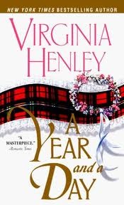 Book cover of A Year And A Day by Virginia Henley