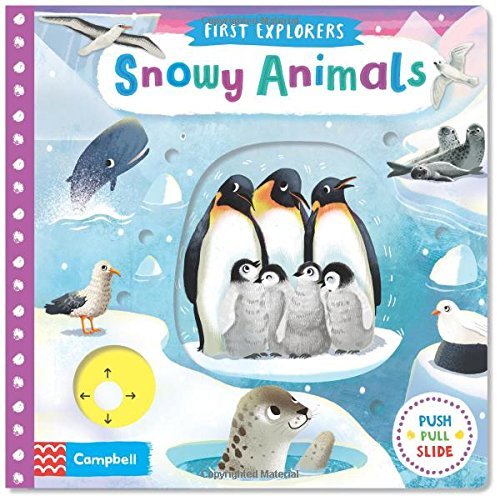 Book cover of Snowy Animals by Jenny Wren