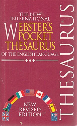Book cover of The New International Webster's Pocket Thesaurus of the English Language by Websters