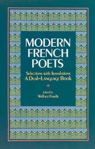 Book cover of Modern French Poets by Wallace Fowlie (Ed.)