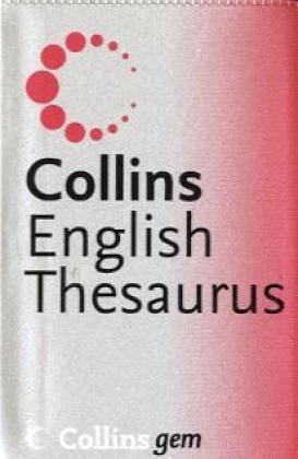 Book cover of English Thesaurus by HarperCollins