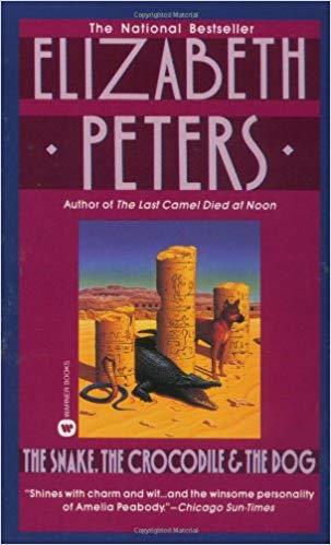 Book cover of The Snake, the Crocodile and the Dog by Elizabeth Peters