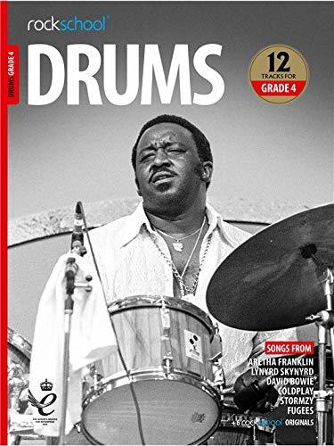 Book cover of Rockschool Drums Grade 4 by Various