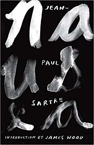 Book cover of Nausea by Jean-Paul Sartre, Richard Howard (Foreword), James Wood (Introduction), Lloyd Alexander (Trans.)