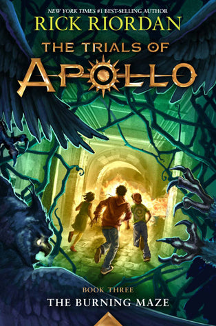 Book cover of The Burning Maze by Rick Riordan