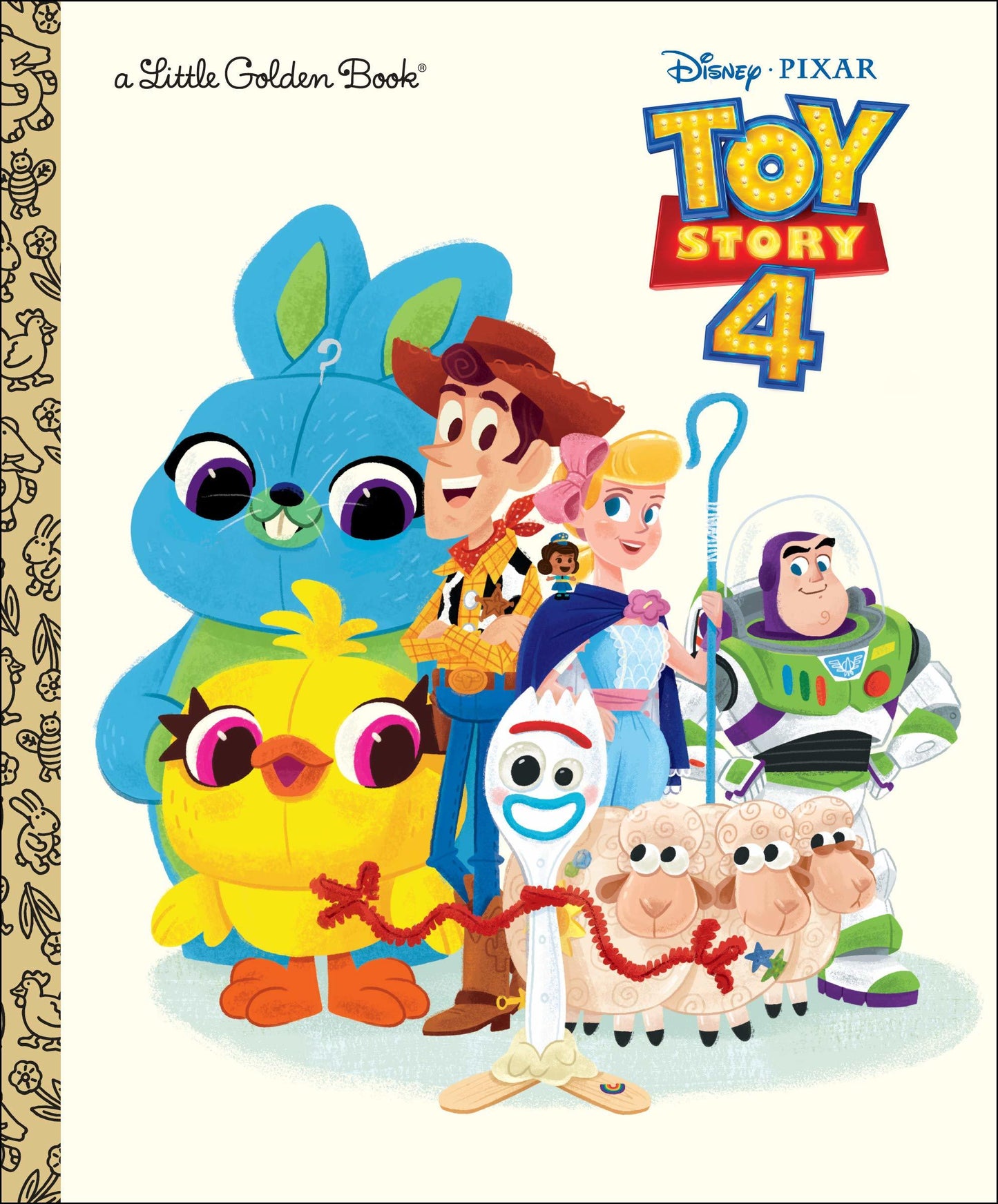 Book cover of Toy Story 4 Little Golden Book by Josh Crute, Matt Kaufenberg (Illus.)