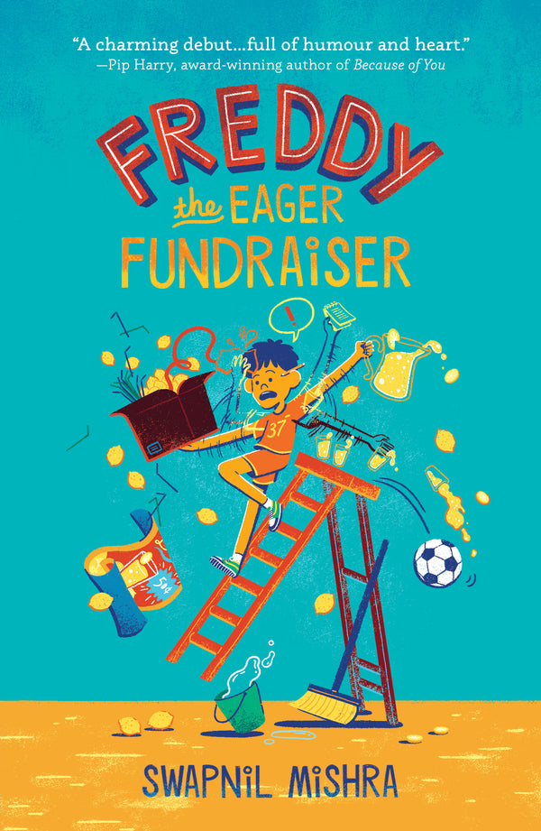 Book cover of Freddy The Eager Fundraiser by Swapnil Mishra