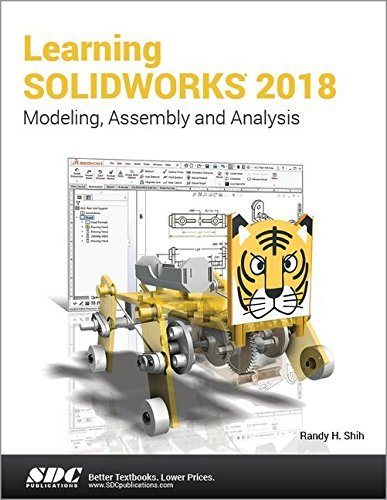 Book cover of Learning SOLIDWORKS 2018 by Randy Shih