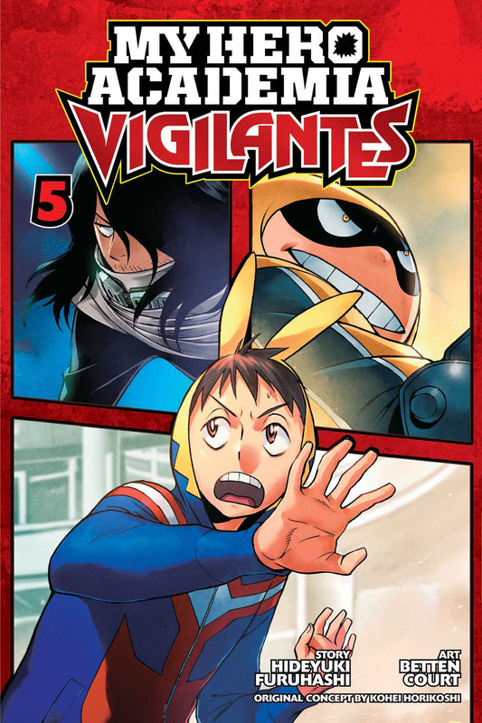 Book cover of My Hero Academia: Vigilantes, Vol. 5 by Kohei Horikoshi, Betten Court (Illus.)