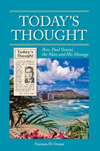 Book cover of Today's Thought: Rev. Paul Osumi: The Man & His Message by Norman H. Osumi