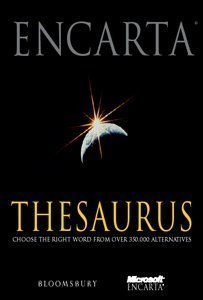 Book cover of Encarta Thesaurus by Susan Jellis