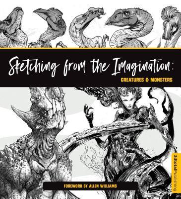 Book cover of Sketching From The Imagination: Creatures & Monsters by 3dtotal Publishing (Ed.)