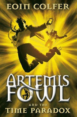 Book cover of Artemis Fowl And The Time Paradox by Eoin Colfer