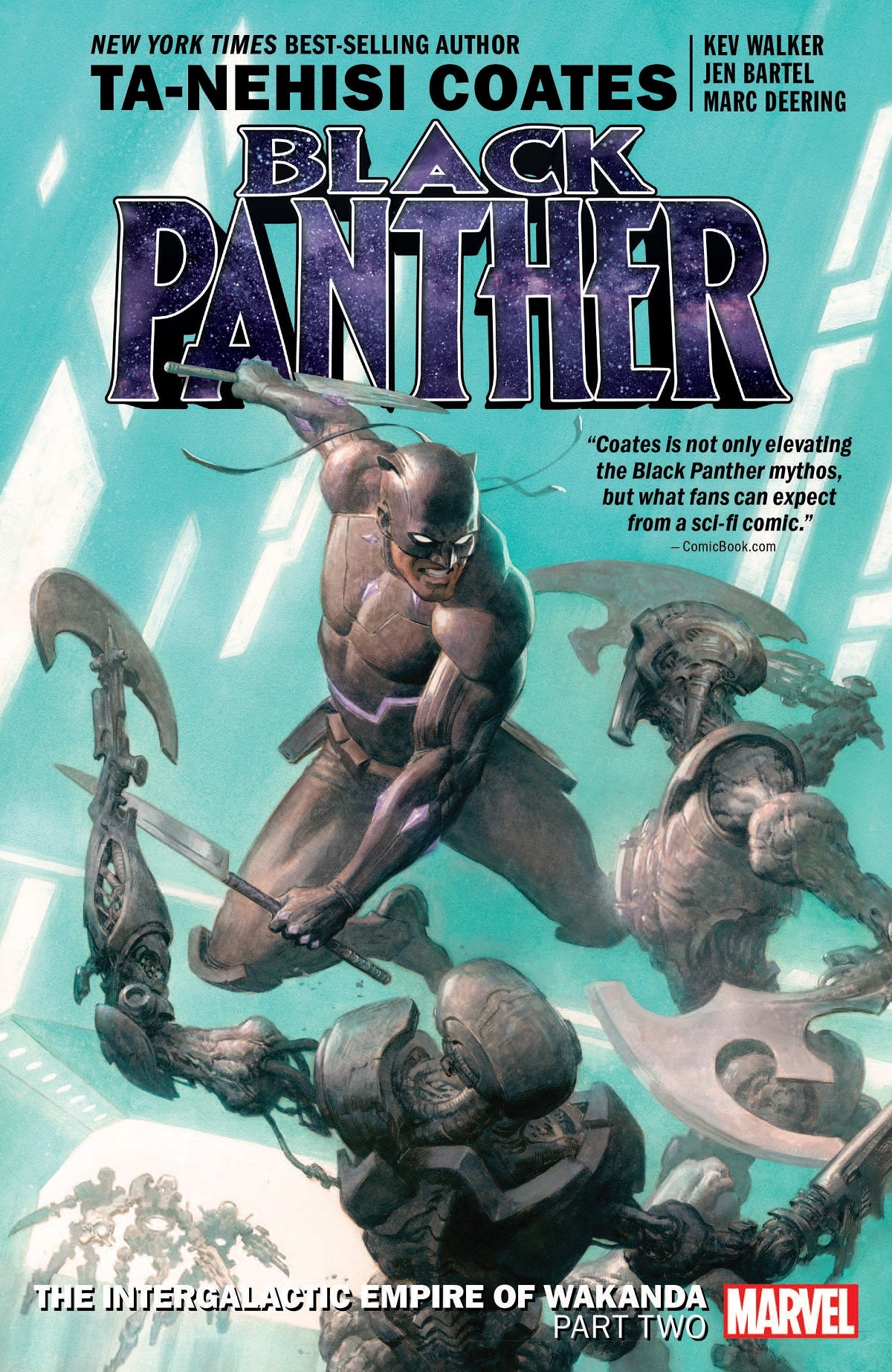 Book cover of Black Panther, Vol. 7: The Intergalactic Empire Of Wakanda, Part Two by Ta-Nehisi Coates, Kevin     Walker (Illus.), Jen Bartel (Illus.)