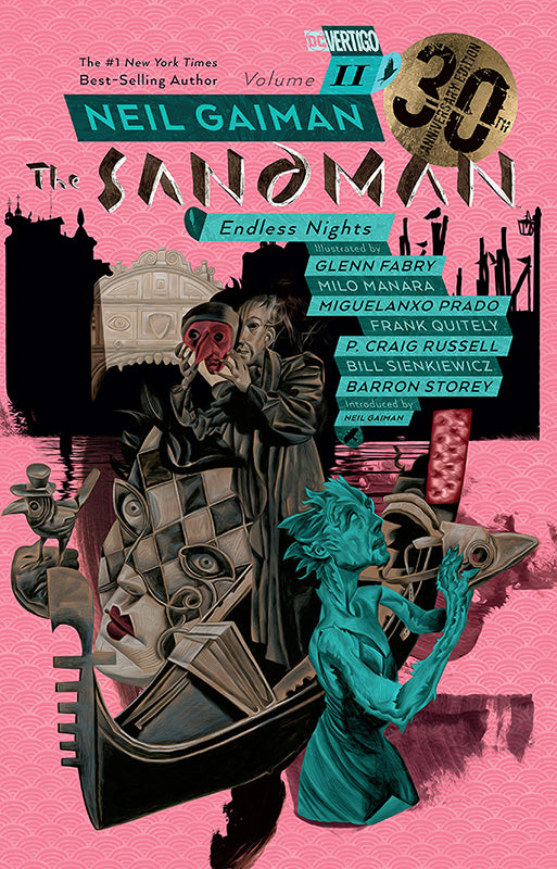 Book cover of The Sandman Vol. 11: Endless Nights by Neil Gaiman, Frank Quietly (Illus.), Bill Sienkiewicz (Illus.), Milo Manara (Illus.), Glenn Fabry (Illus.)