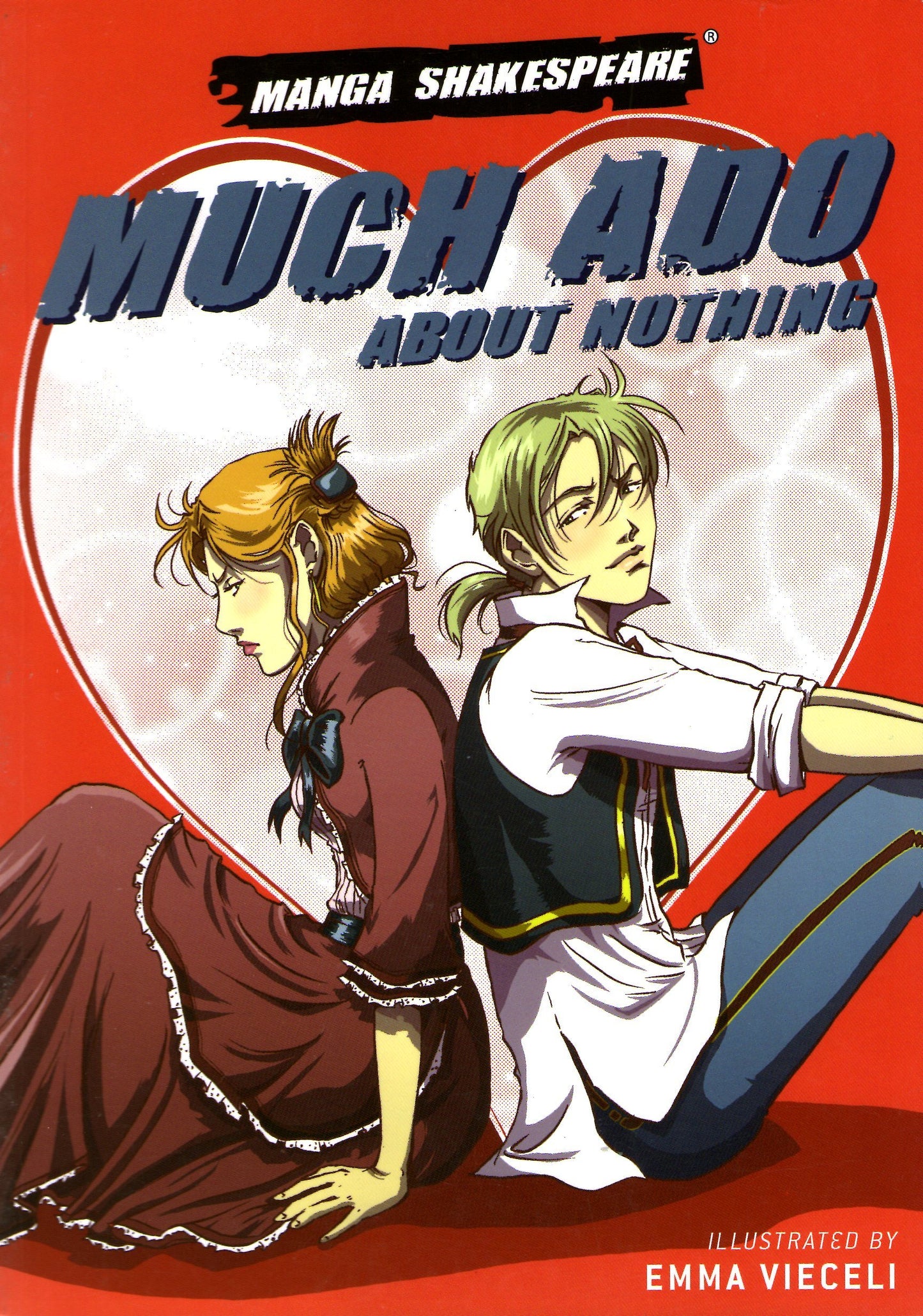 Book cover of Manga Shakespeare: Much Ado About Nothing by Richard Appignanesi (Adaptor), Emma Vieceli, William Shakespeare