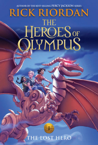 Book cover of The Lost Hero by Rick Riordan
