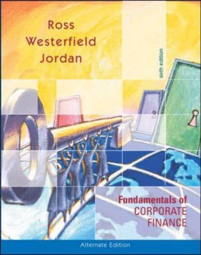 Book cover of Fundamentals Of Corporate Finance by Stephen A. Ross, Bradford D. Jordan, Randolph Westerfield