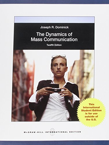 Dynamics Of Mass Communication: Media In Transition (9780071318266 ...