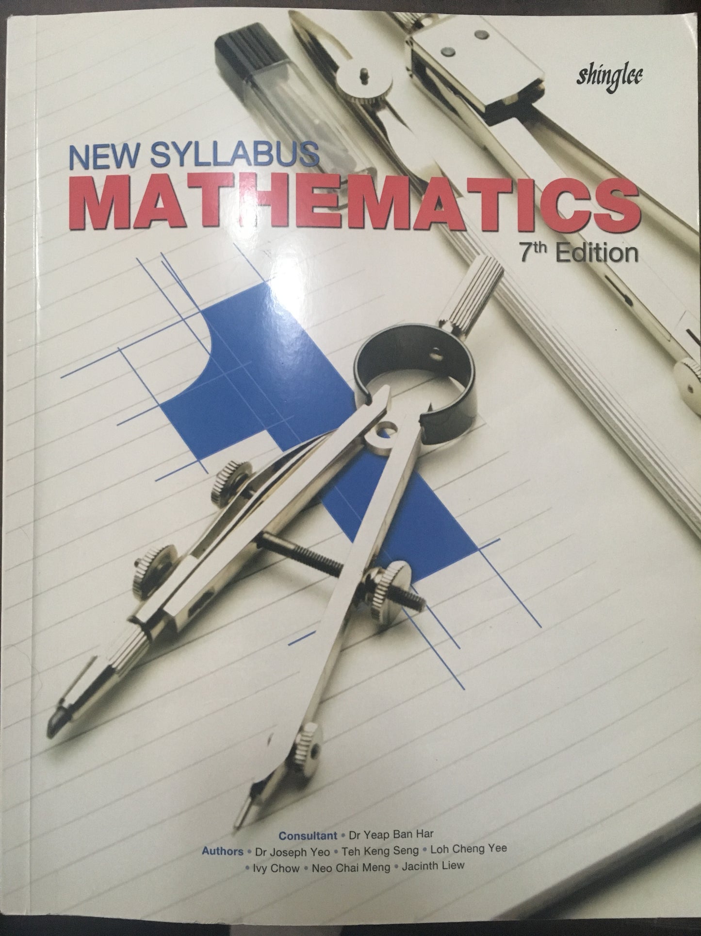 Book cover of New Syllabus Mathematics 7th Edition 1 by Yeap Ban Har (Consultant), Joseph Yeo, Teh Keng Seng, Loh Cheng Yee, Ivy Chow, Neo Chai Meng, Jacinth Liew