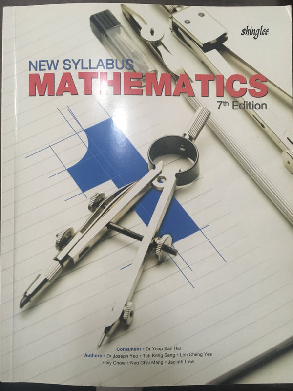 Book cover of New Syllabus Mathematics 7th Edition 1 by Yeap Ban Har (Consultant), Joseph Yeo, Teh Keng Seng, Loh Cheng Yee, Ivy Chow, Neo Chai Meng, Jacinth Liew