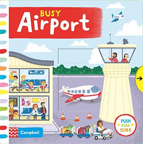 Book cover of Busy Airport Board by Louise Forshaw