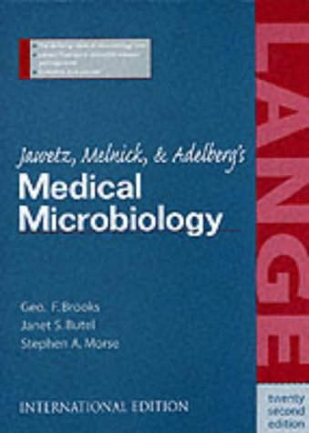 Book cover of Jawetz, Melnick & Adelberg's Medical Microbiology by George F. Brooks