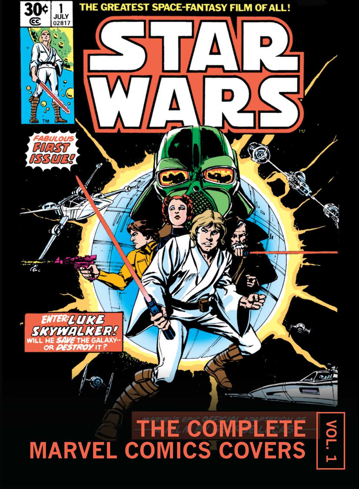 Book cover of Star Wars: The Complete Marvel Comics Covers Mini Book, Vol. 1 by Insight Editions
