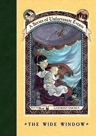 Book cover of The Wide Window by Lemony Snicket, Brett Helquist (Illus.)