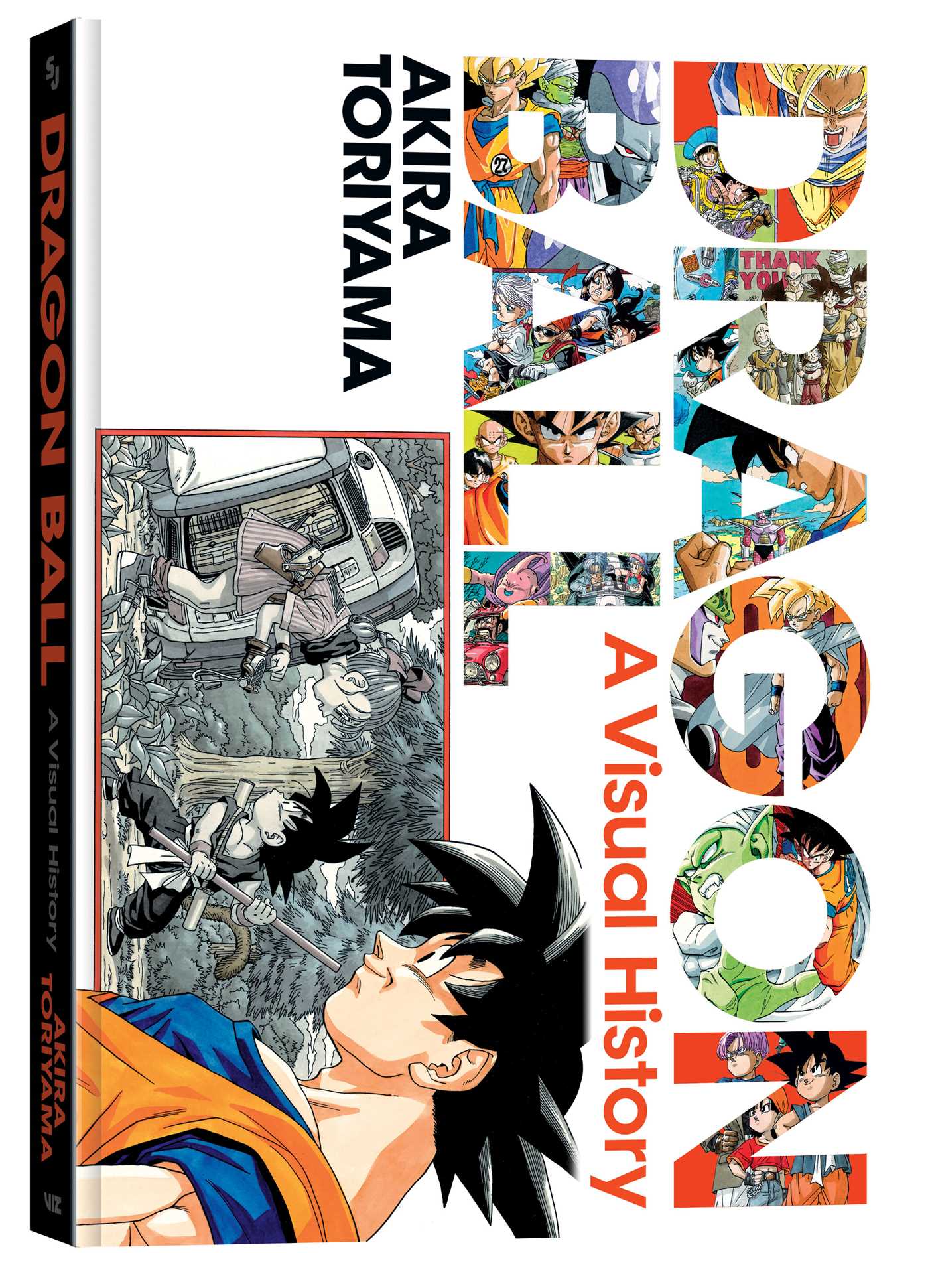 Book cover of Dragon Ball: A Visual History by Akira Toriyama (Illus.)