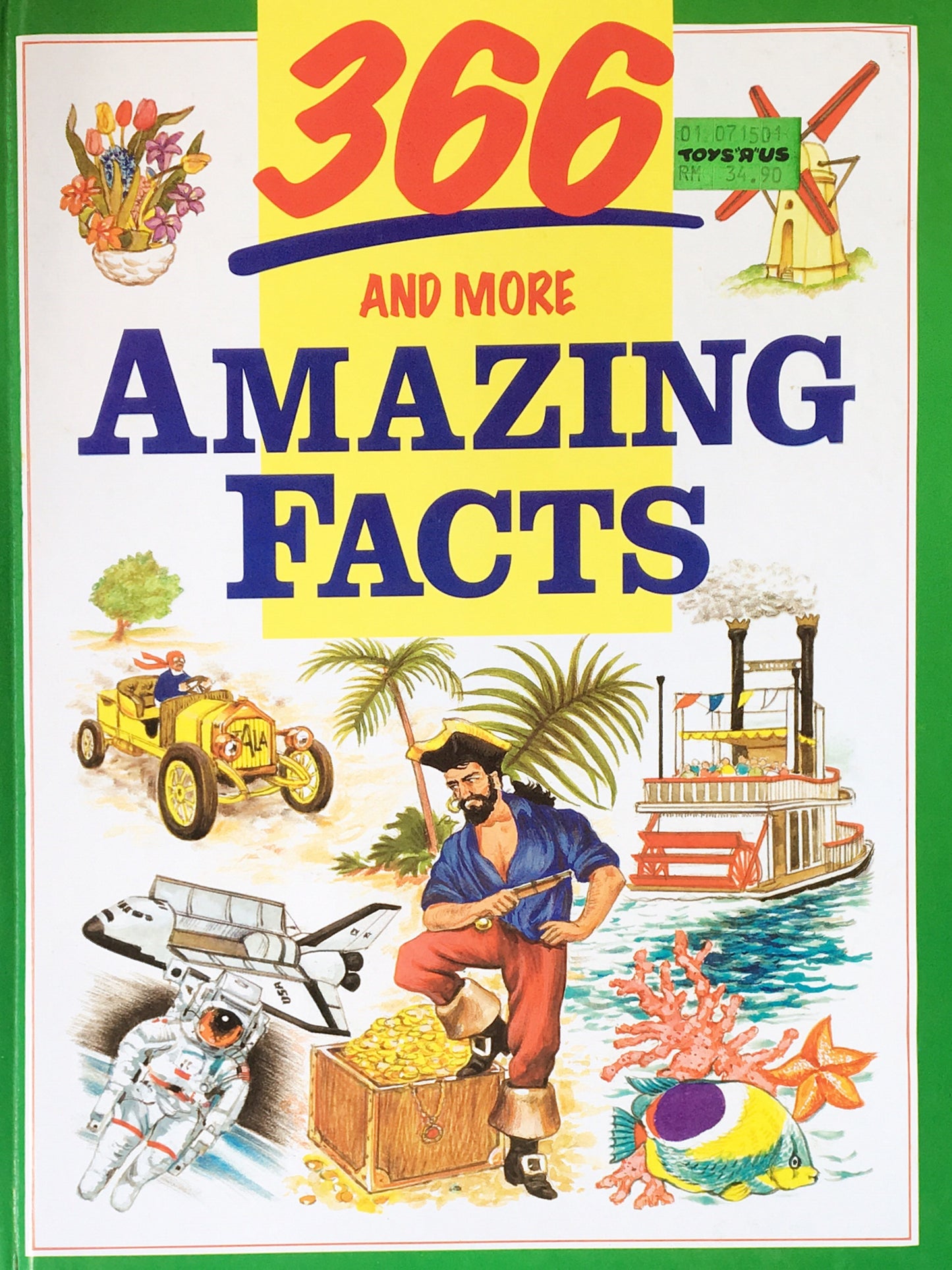 Book cover of 366 and More Amazing Facts by Simonetta Capra (Illus.), Fredo Valla