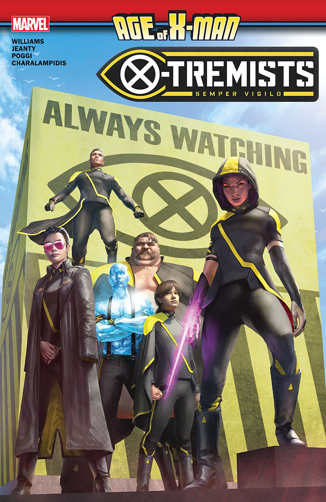 Book cover of Age Of X-Man: X-Tremists by Leah Williams, Georges Jeanty (Illus.)
