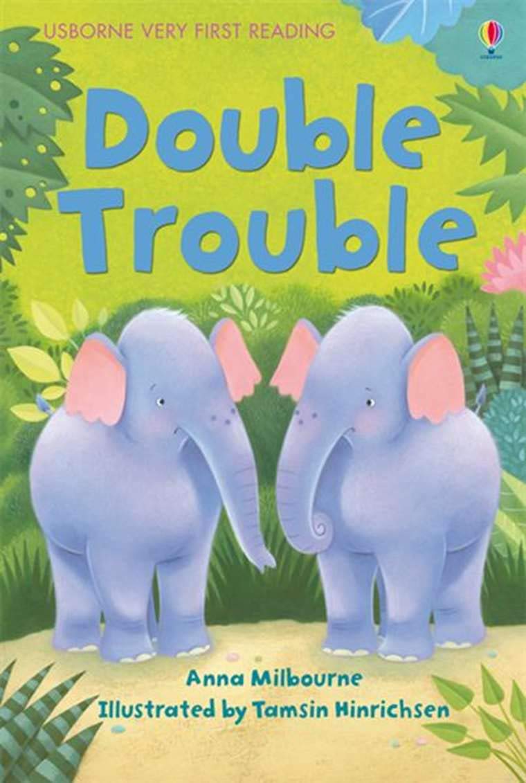 Book cover of Double Trouble by Anna Milbourne, Tamsin Hinrichsen (Illus.)